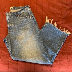 Abercrombie and fitch low rise 90s baggy jeans